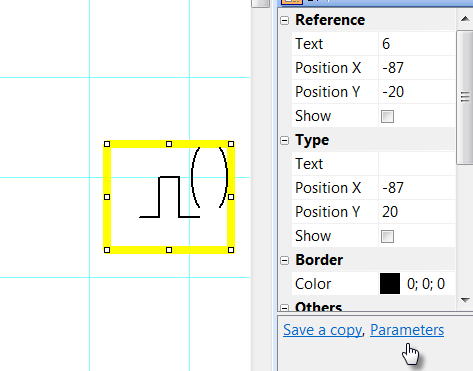 geparametriseerd symbool in een CAD-tekening